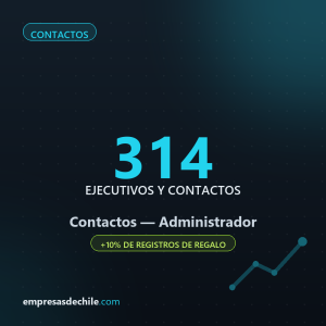 Contactos Administrador — 314 ejecutivos