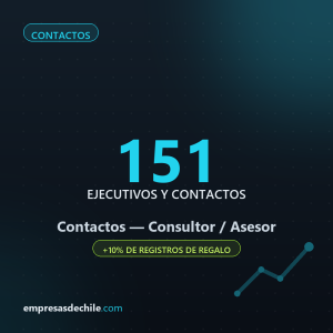 Contactos Consultor / Asesor — 151 ejecutivos