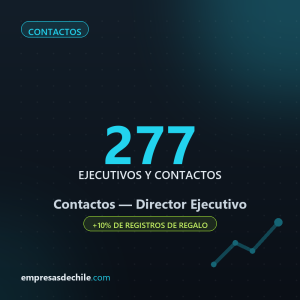 Contactos Director Ejecutivo — 277 ejecutivos