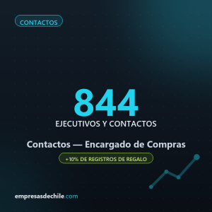 Contactos Encargado de Compras — 844 ejecutivos