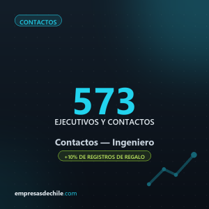 Contactos Ingeniero — 573 ejecutivos