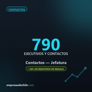 Contactos Jefatura — 790 ejecutivos