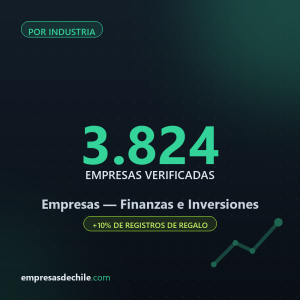 Empresas de Finanzas e Inversiones — 3.824 contactos verificados