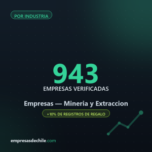 Empresas de Mineria y Extraccion — 943 contactos verificados