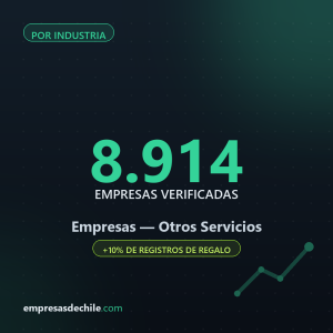 Empresas de Otros Servicios — 8.914 contactos verificados