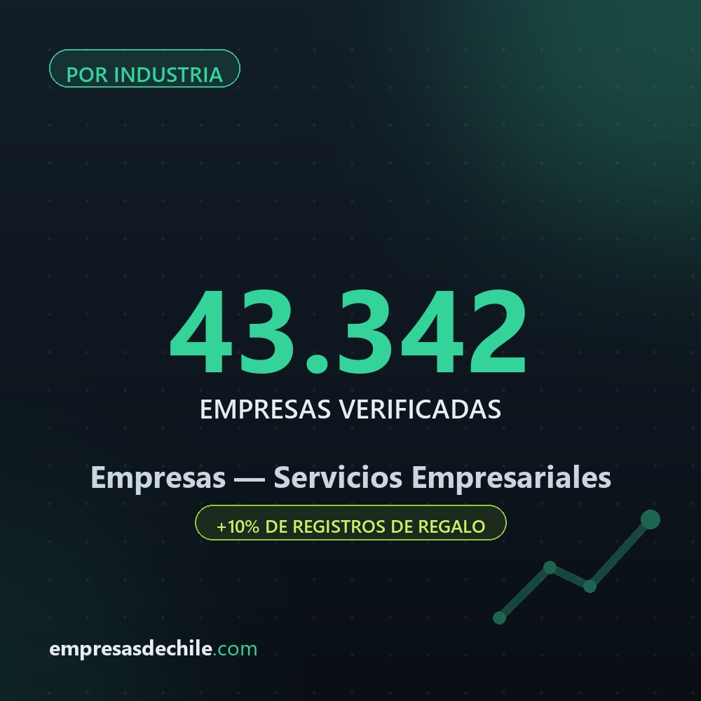 Empresas de Servicios Empresariales — 43.342 contactos verificados