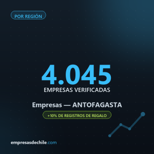 Empresas Región Antofagasta — 4.045 contactos verificados