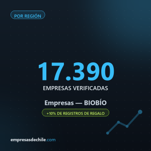 Empresas Región Biobío — 17.390 contactos verificados