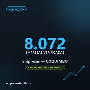 Empresas Región Coquimbo — 8.072 contactos verificados