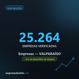 Empresas Región Valparaíso — 25.264 contactos verificados