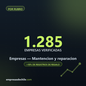 Empresas de Mantencion y reparacion — 1.285 contactos verificados